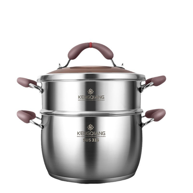 Thickened multi-layer steamer