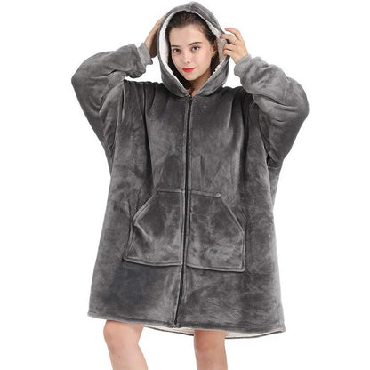 Thickened Nightgown Lazy Dress