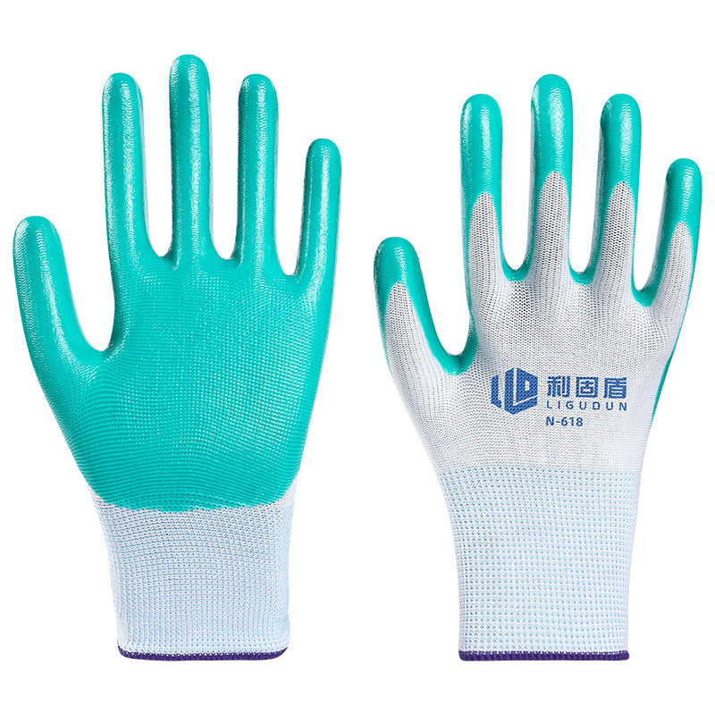Thickened Nitrile Work Gloves