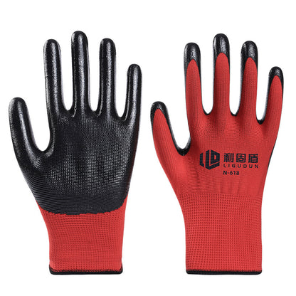 Thickened Nitrile Work Gloves