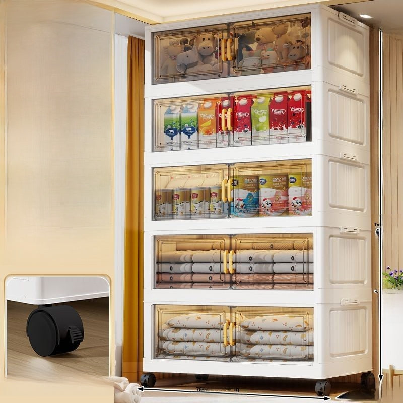 Thickened, no-assembly storage cabinet