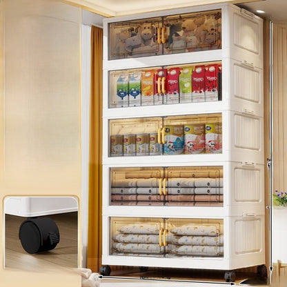 Thickened, no-assembly storage cabinet