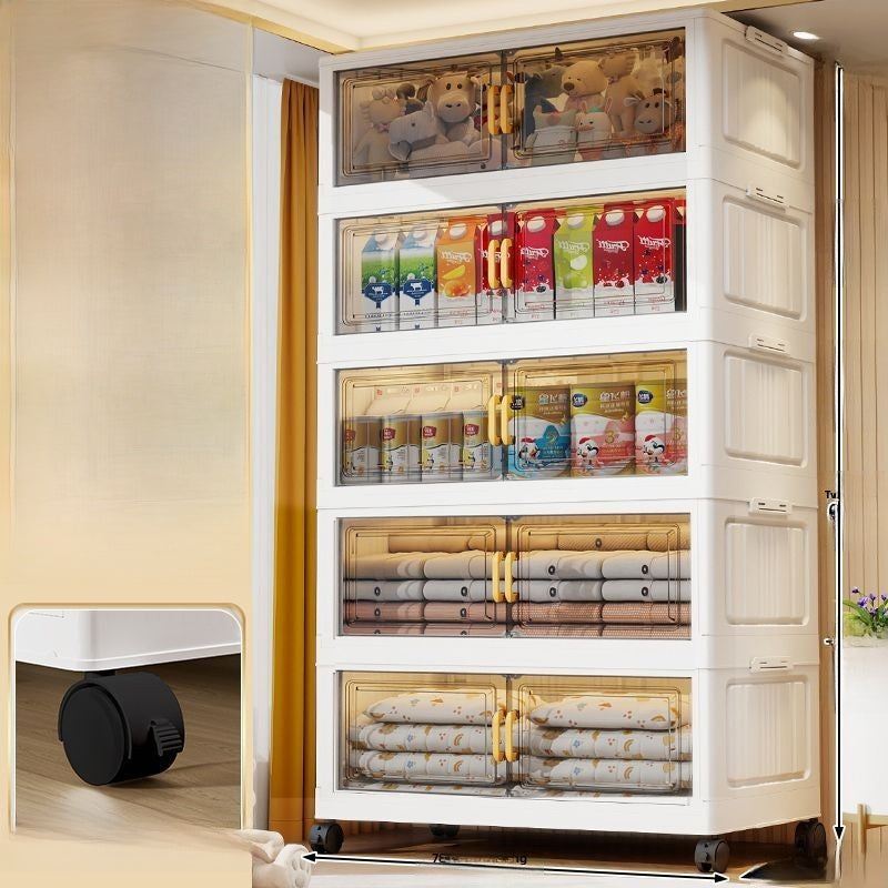Thickened, no-assembly storage cabinet