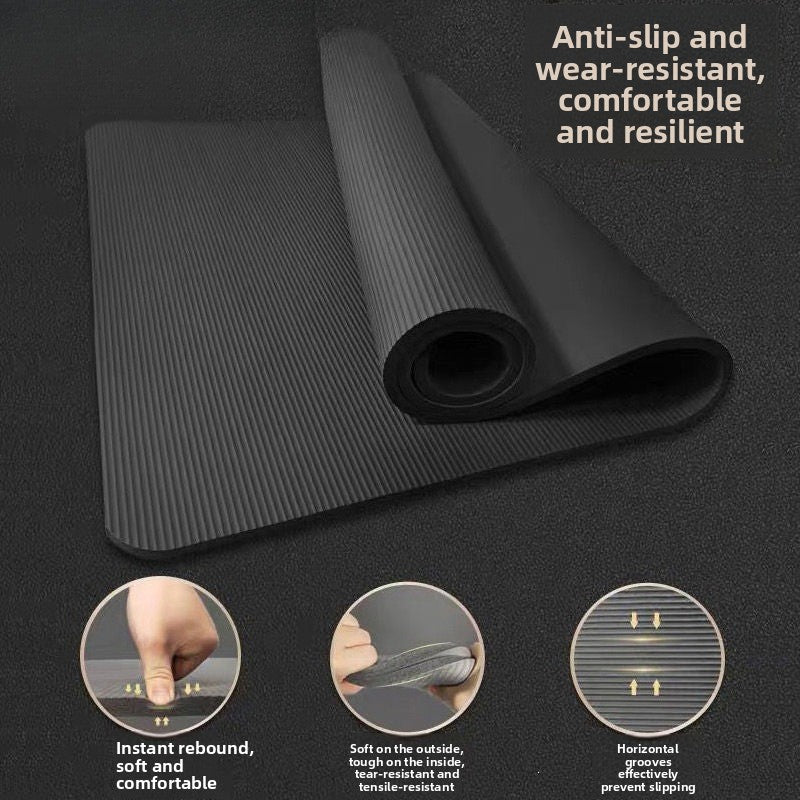 Thickened Non-Slip Yoga Exercise Mat