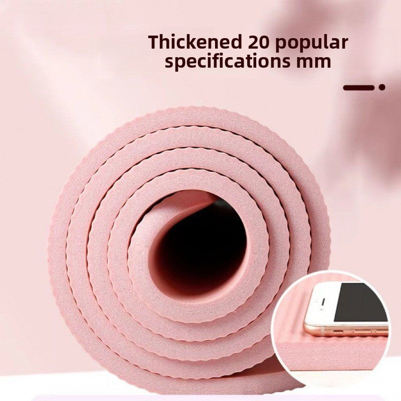 Thickened Non-Slip Yoga Mat for Home Fitness