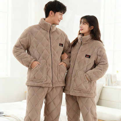 Thickened Pajamas for Men and Women