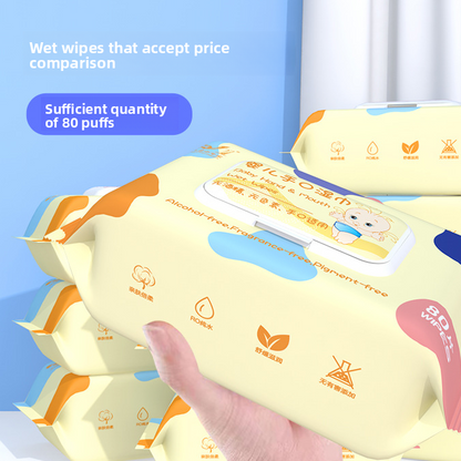 Thickened Pearl Texture Baby Wet Wipes