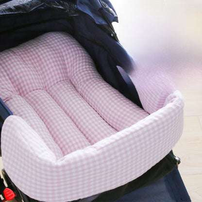 Thickened Pet Cart Cushion with Detachable Fence