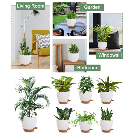 Thickened plastic flower pot