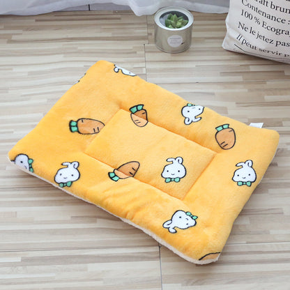 Thickened plush cushion