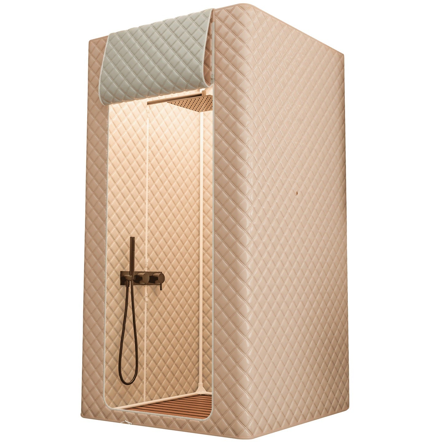 Thickened Quilted Thermal Bath Cover for Winter Bathing