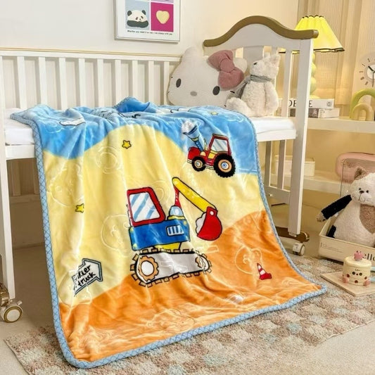 Thickened Raschel blanket