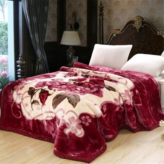 Thickened Raschel blanket