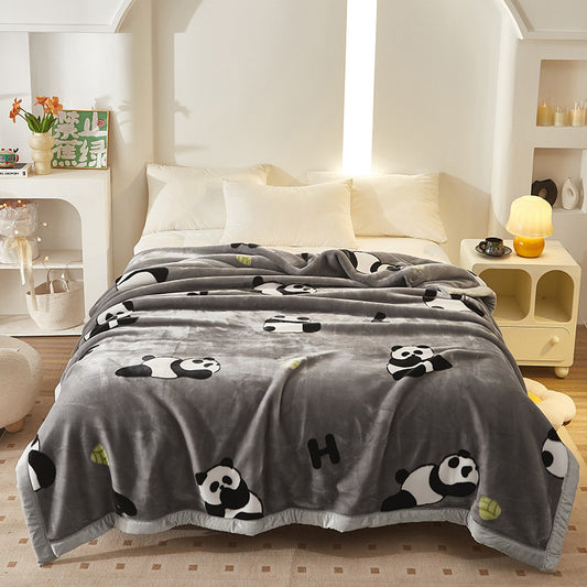 Thickened Raschel blanket