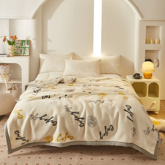 Thickened Raschel blanket