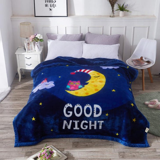 Thickened Raschel blanket