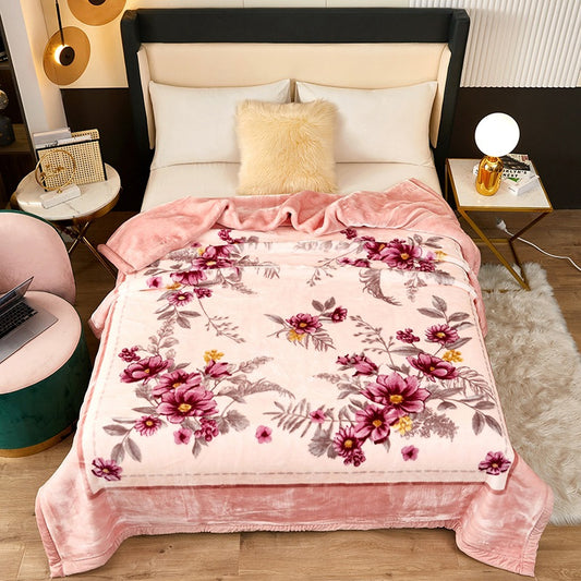 Thickened Raschel blanket