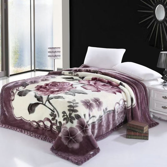 Thickened Raschel blanket