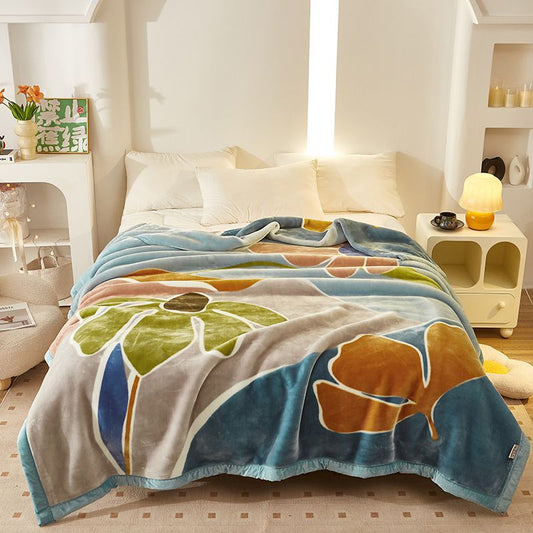 Thickened Raschel blanket