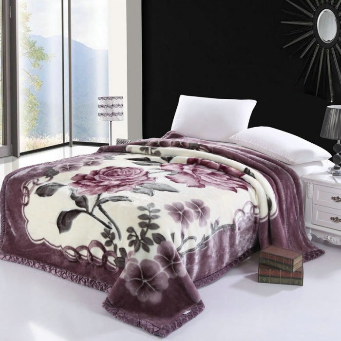 Thickened Raschel blanket