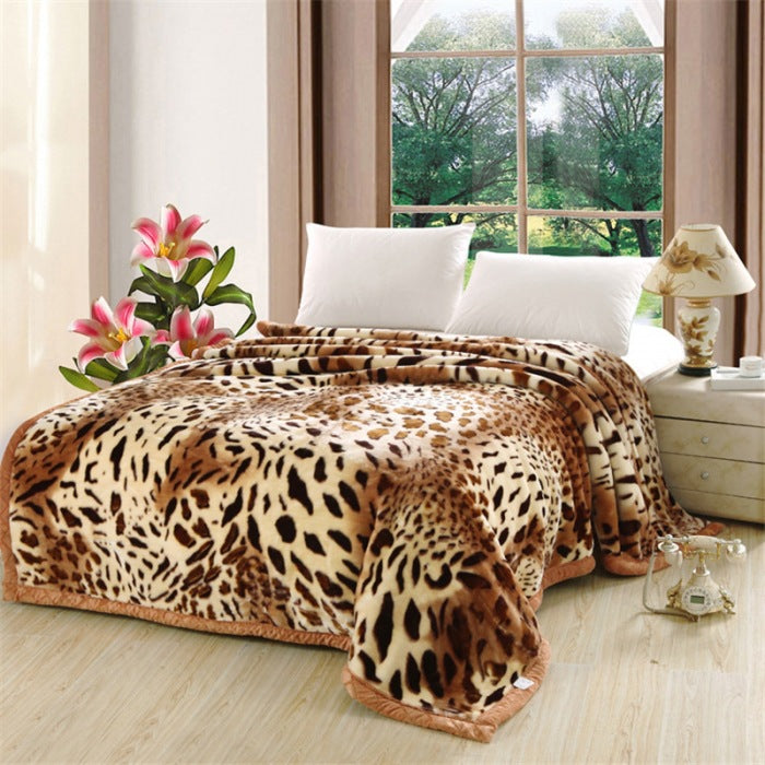 Thickened Raschel blanket