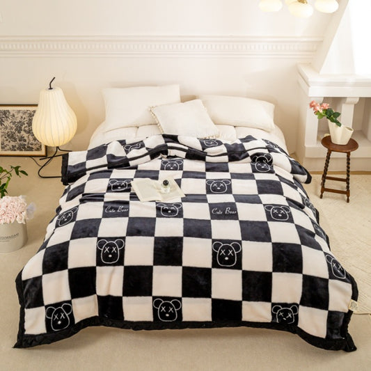 Thickened Raschel blanket