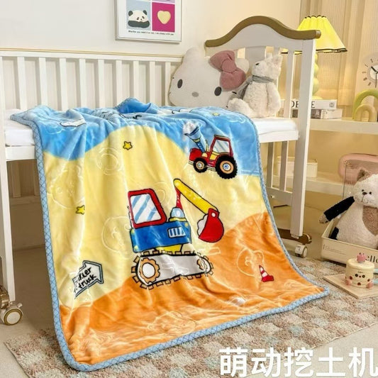 Thickened Raschel blanket