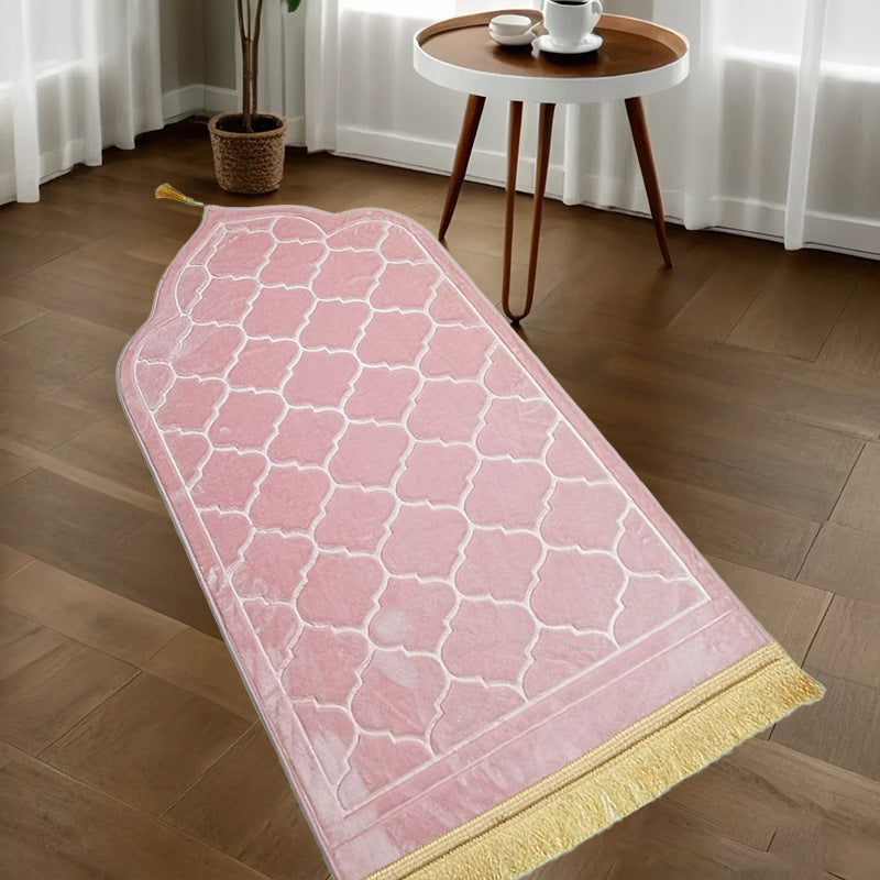 Thickened short-pile floor mat