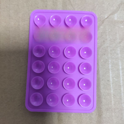 Thickened Silicone Suction Cups 24-Piece Square Adhesive Pads