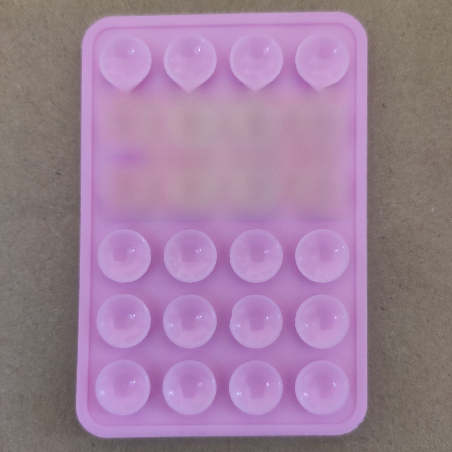 Thickened Silicone Suction Cups 24-Piece Square Adhesive Pads