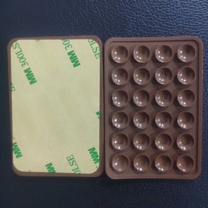 Thickened Silicone Suction Cups 24-Piece Square Adhesive Pads