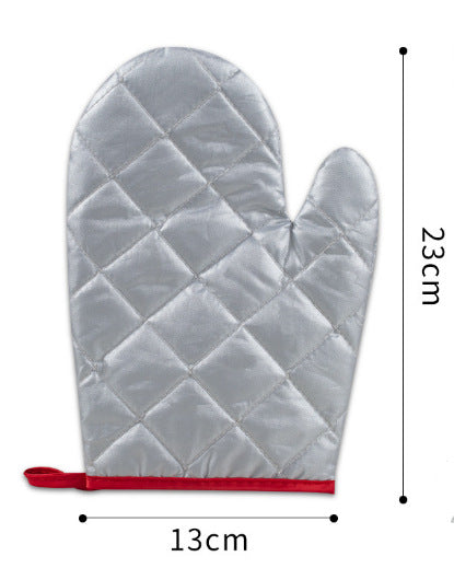 Thickened Silver Coated Heat Insulation Gloves