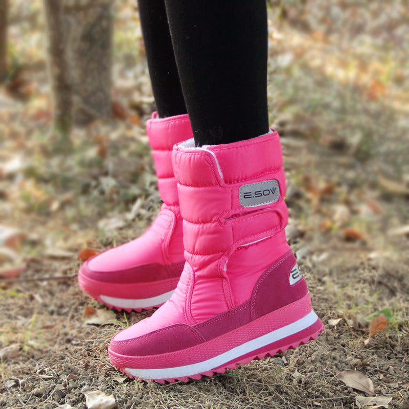 Thickened snow boots