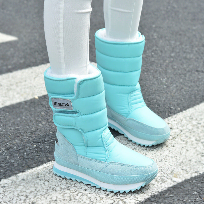 Thickened snow boots