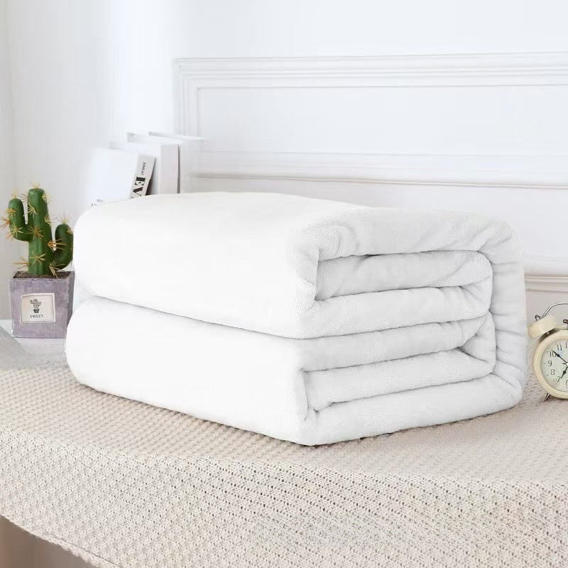 Thickened Soft Coral Fleece Blanket for Home and Gifts