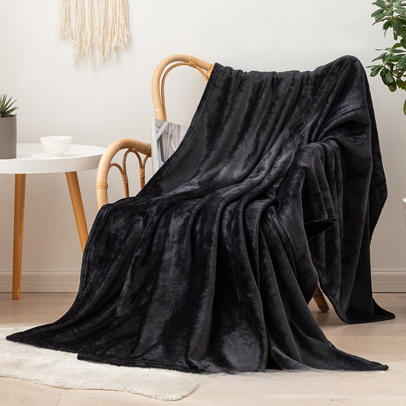 Thickened Soft Coral Fleece Blanket for Home and Gifts