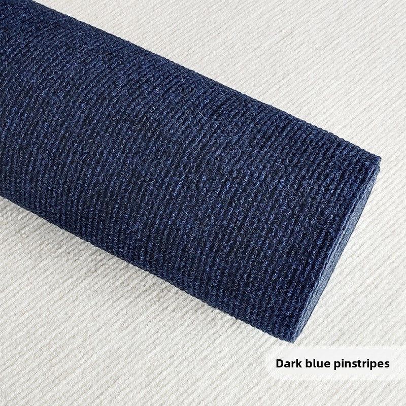 Thickened solid-color striped carpet