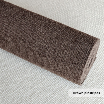 Thickened solid-color striped carpet