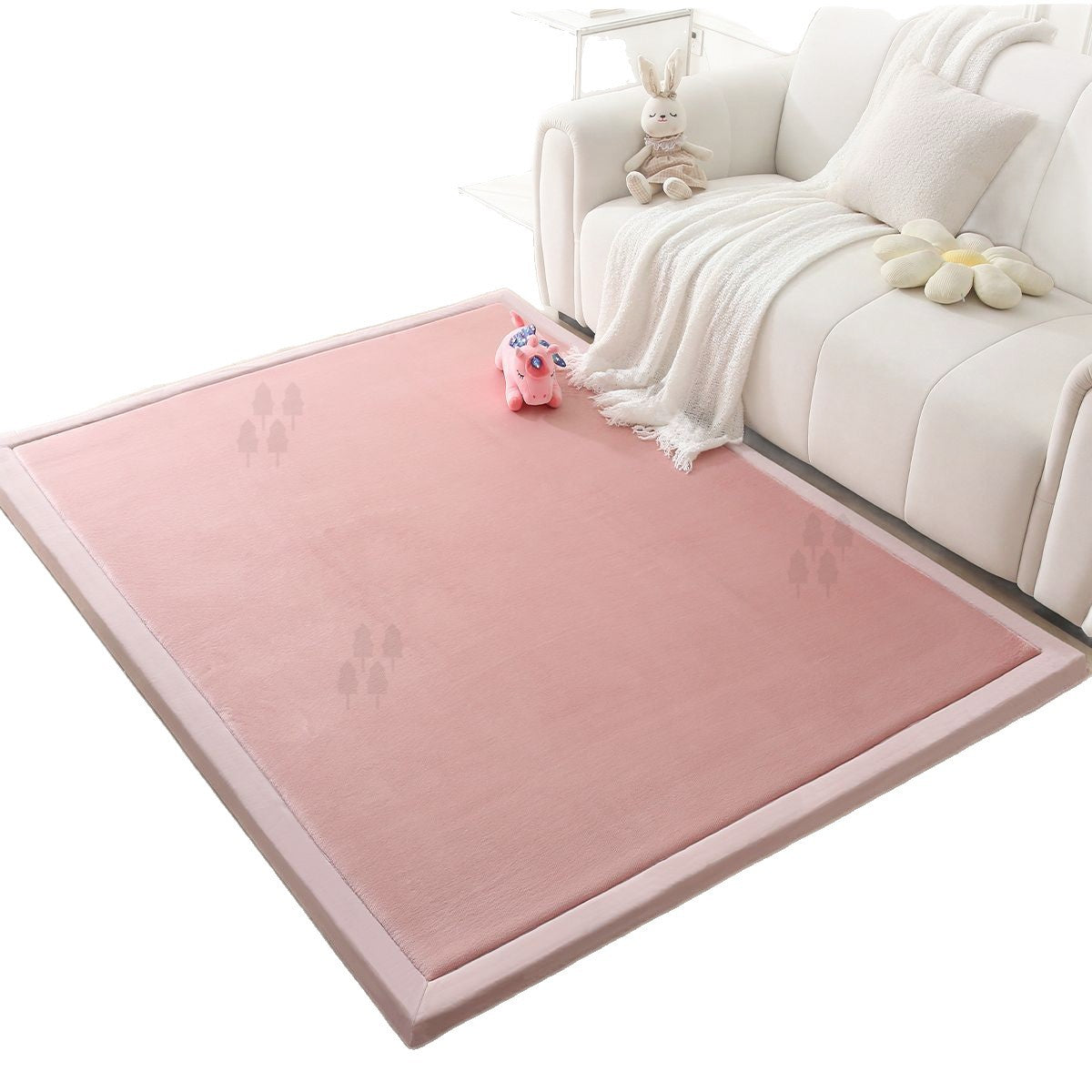 Thickened Sponge Floor Mat for Living Room and Bedroom