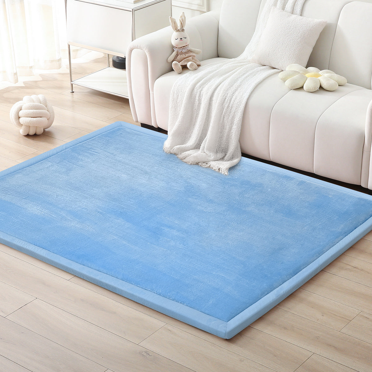 Thickened Sponge Floor Mat for Living Room and Bedroom