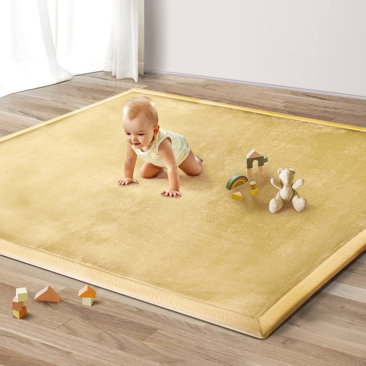 Thickened Sponge Floor Mat for Living Room and Bedroom