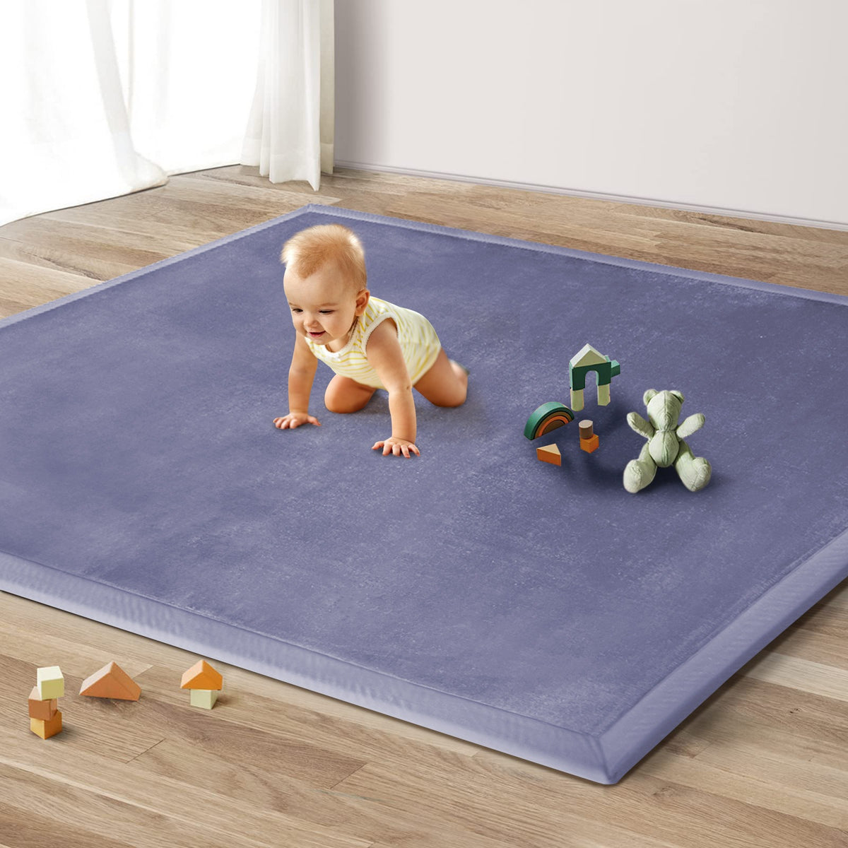 Thickened Sponge Floor Mat for Living Room and Bedroom