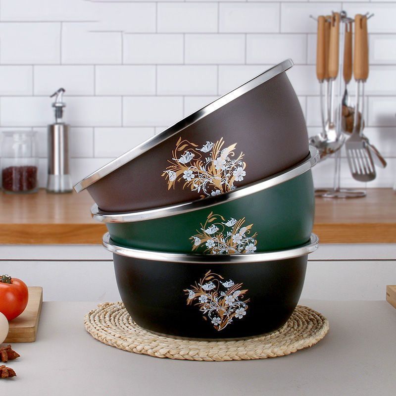 Thickened Stainless Steel Kitchen Mixing Bowl