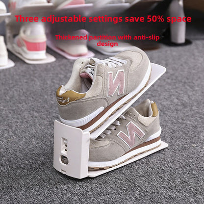 Thickened Three-gear Adjustable Shoe Rack