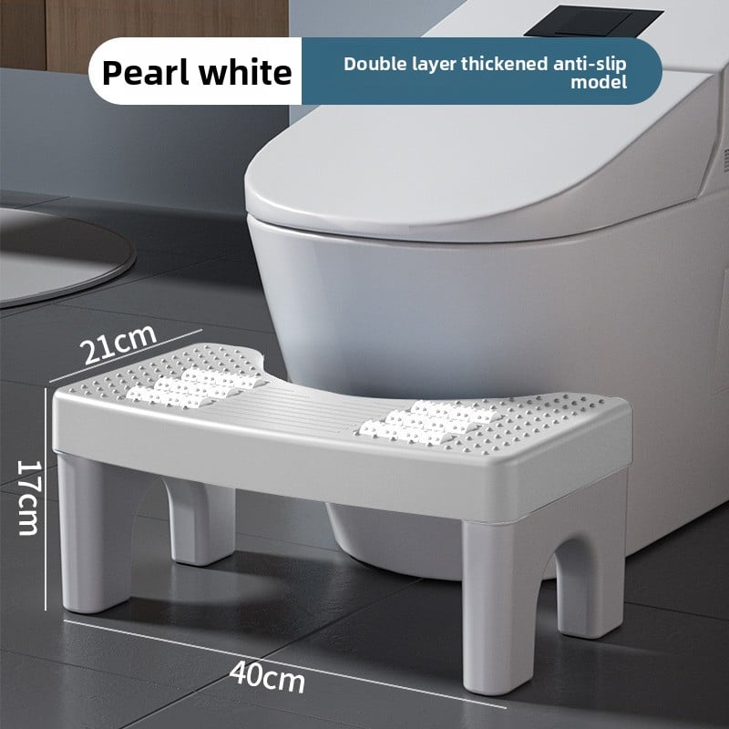 Thickened Toilet Stool with Roller Massage
