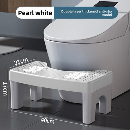 Thickened Toilet Stool with Roller Massage