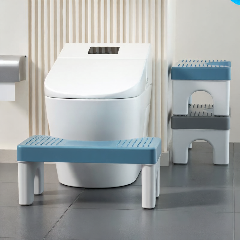 Thickened Toilet Stool with Roller Massage