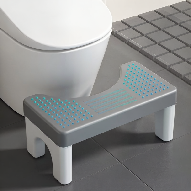Thickened Toilet Stool with Roller Massage
