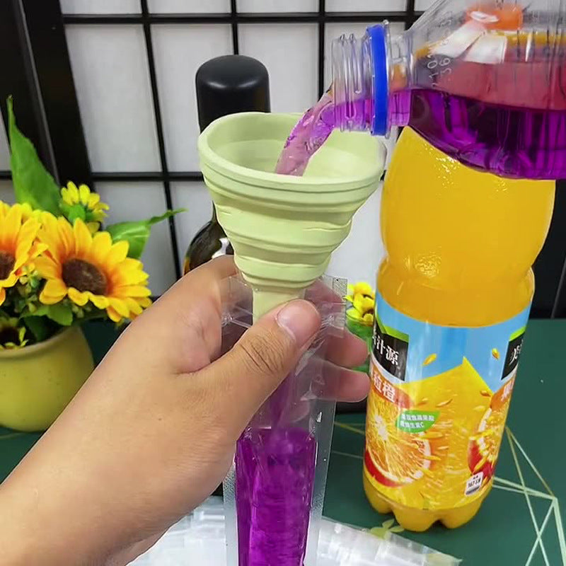 Thickened Transparent Self-Sealing Vacuum Popsicle Bags