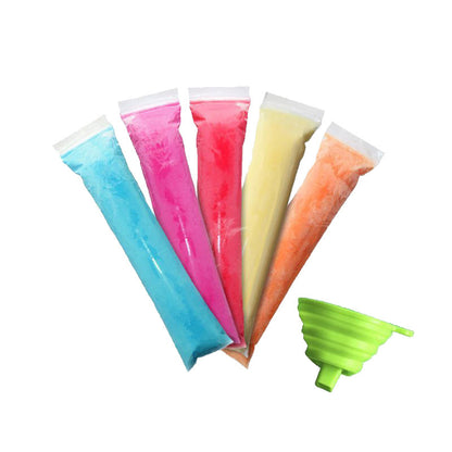 Thickened Transparent Self-Sealing Vacuum Popsicle Bags